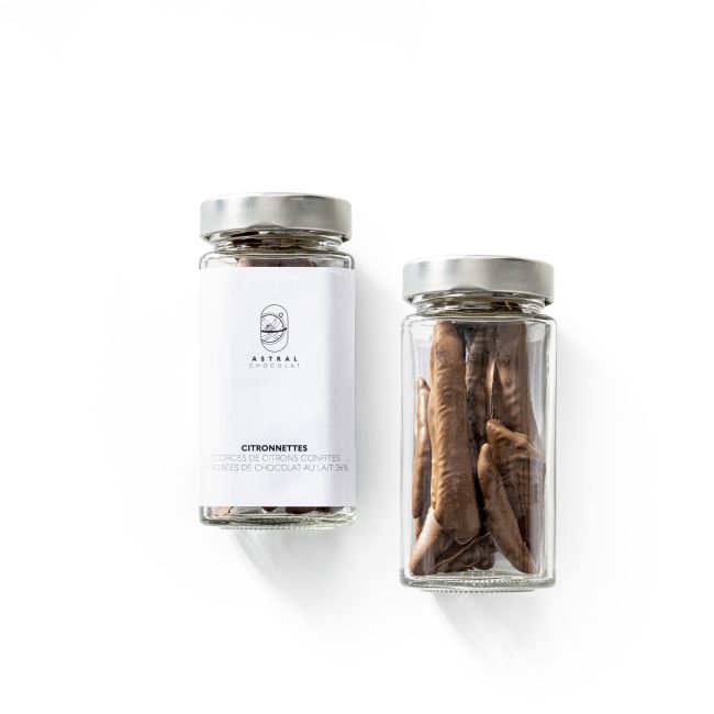 Citronnettes Enrobées de chocolat au lait 36%