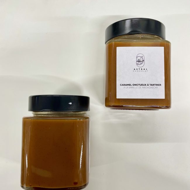 Caramel onctueux à tartiner  à la vanille de madagascar